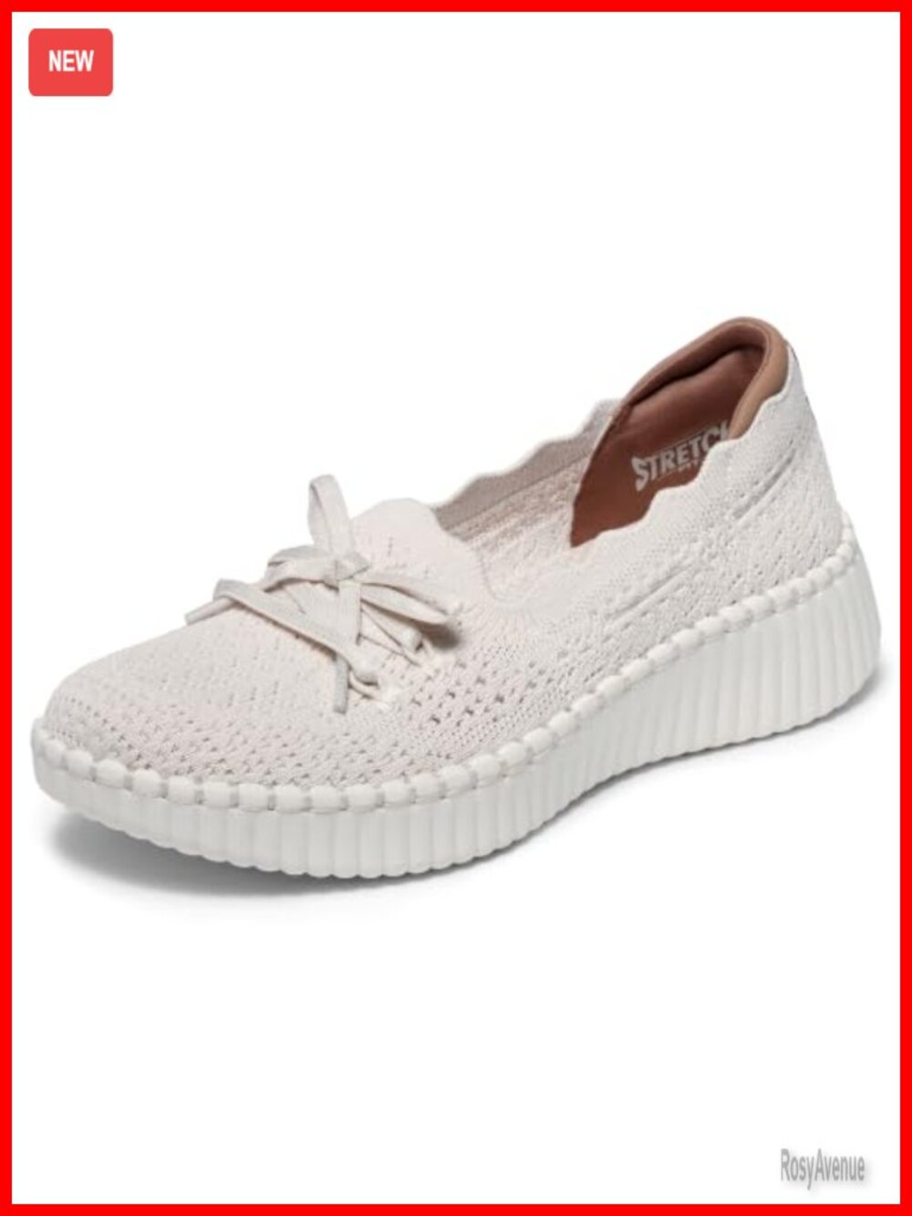 Skechers Wilshire Blvd Knit Slip On Sneaker Memory Foam